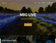 Tablet Screenshot of nbglive.com